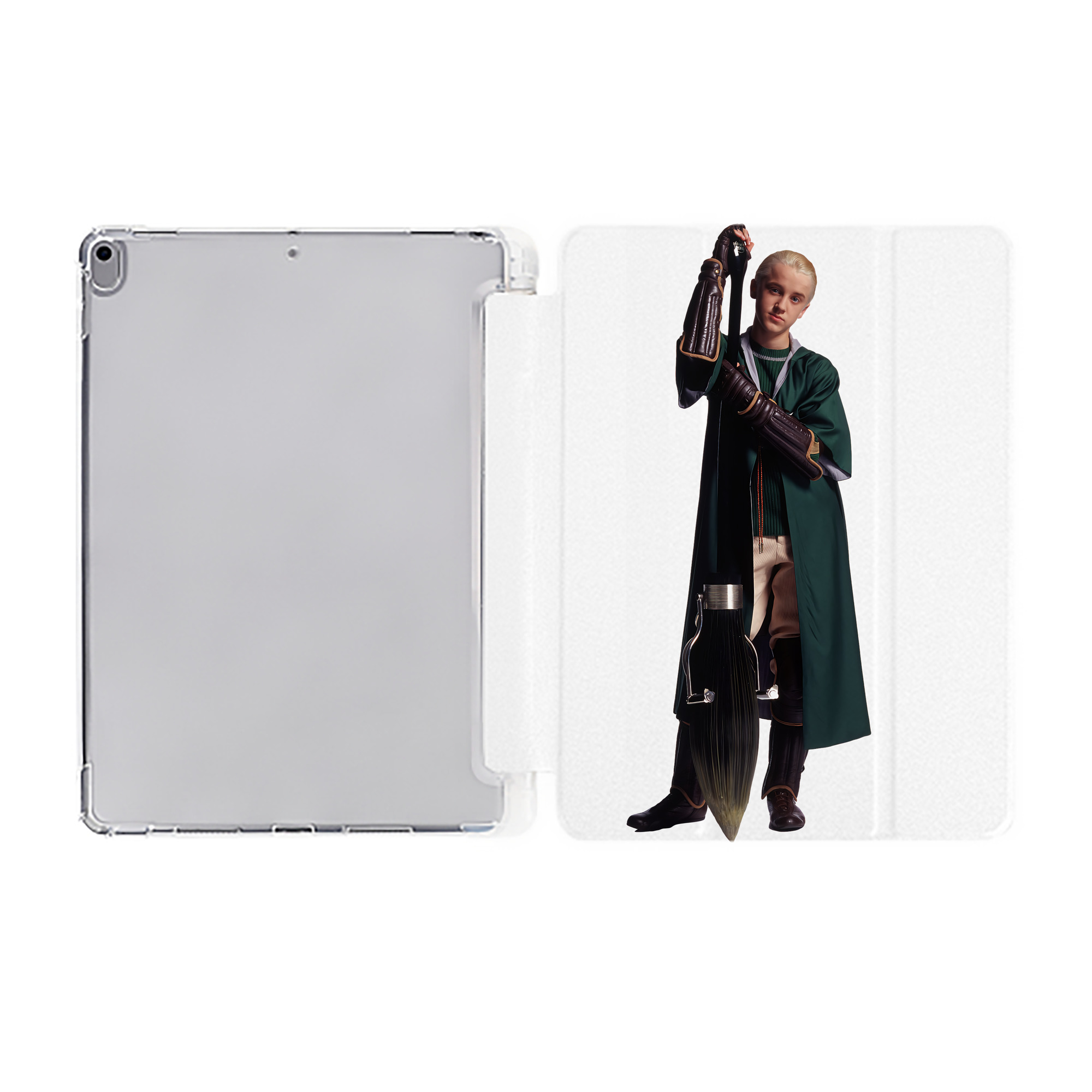 （画像用） Harry Potter ハリー・ポッターシリーズ IPad ケース ペン収納付き 三つ折りスタンド PUレザー×シリコン 対応機種9.5/10.5/10.9インチ